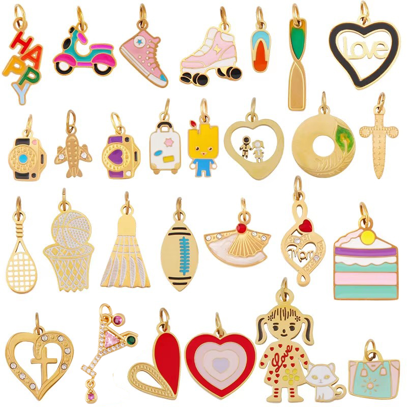 Badminton Photo - Pendentif tendance en forme de cœur,