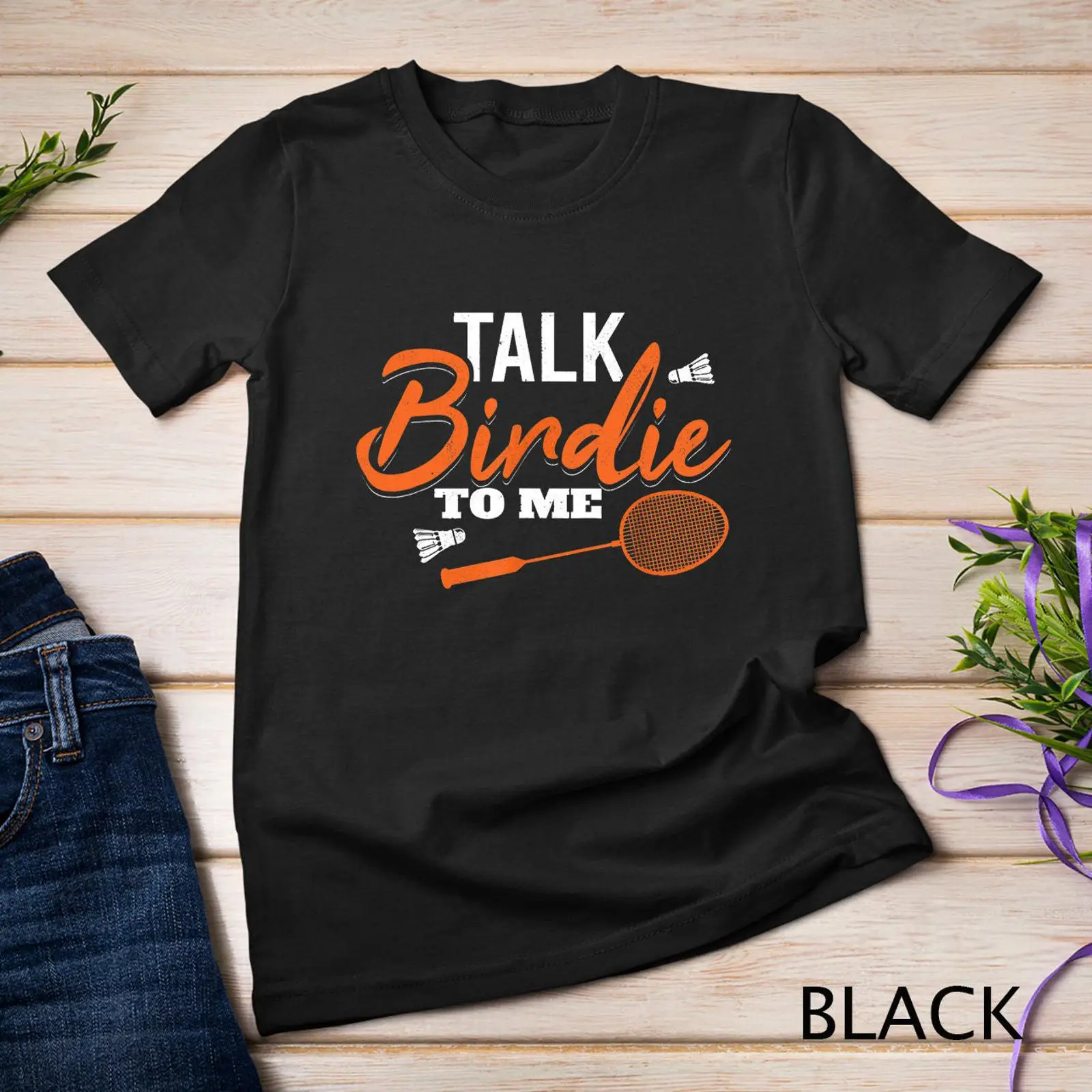 Badminton Talk - T-shirt de badminton Talk Birdie To