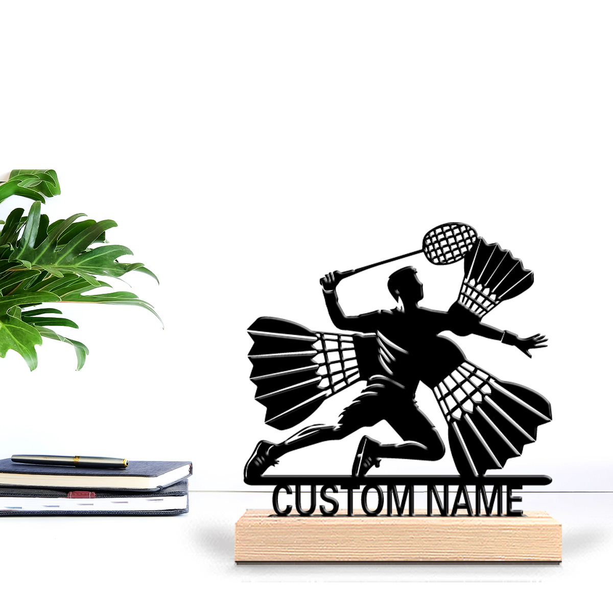 Badminton Ina - 1 pièce Statue en métal abstraite