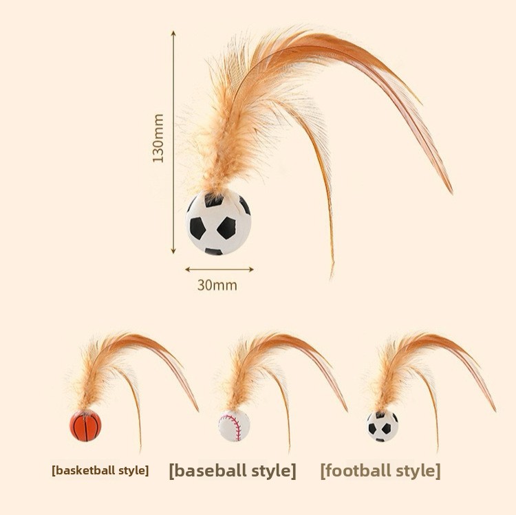 Badminton Talk - Balles élastiques pour chat, balles de