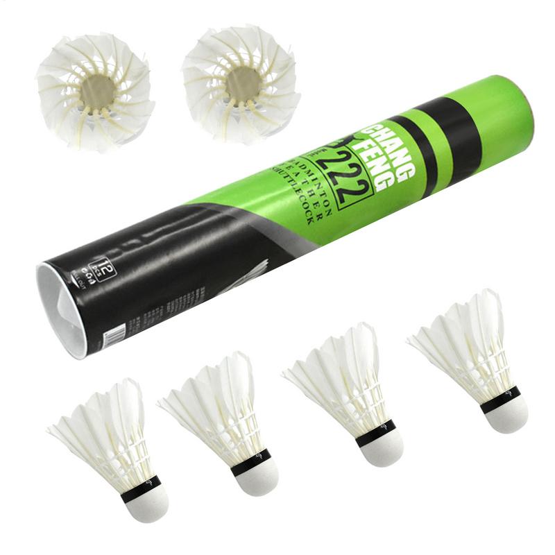 12Pc volant de Badminton plume - Badminton Raket avis et prix
