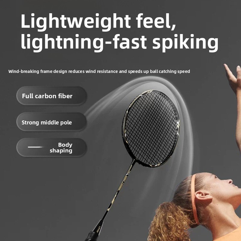 Raquette de badminton en carbo - Badminton Raket avis et prix