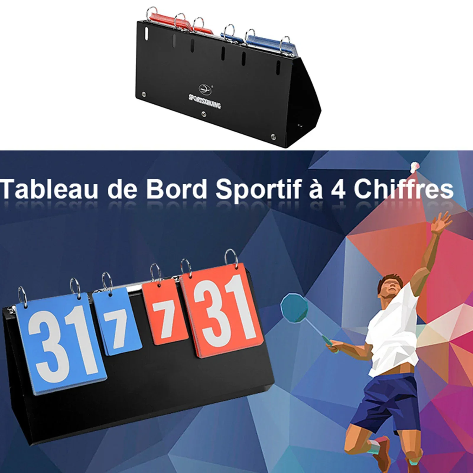 Tableau de bord de compétition - Badminton Scoreboard avis et prix