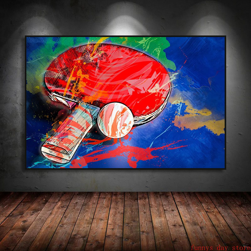 Peinture sur toile de tennis d - Badminton Photo avis et prix