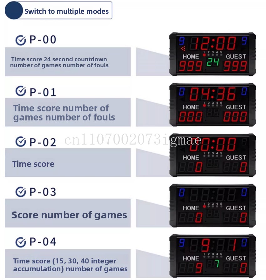 Tableau de scores électronique - Badminton Scoreboard avis et prix