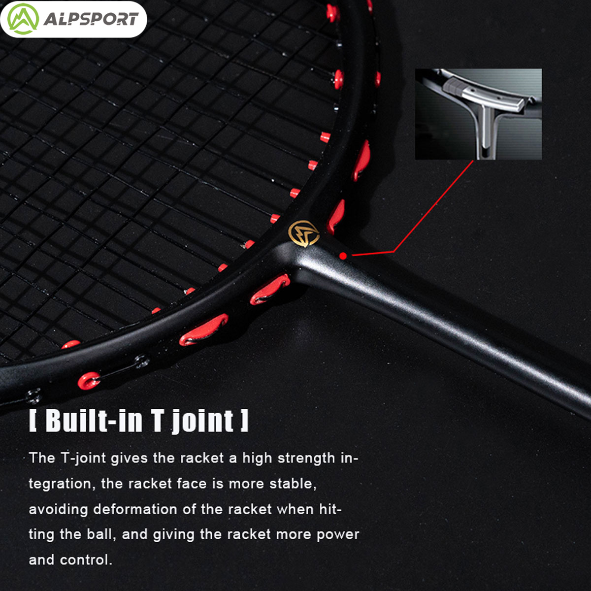 Alpsport MH-V5 5U 75g Ondulé O - Badminton Photo avis et prix